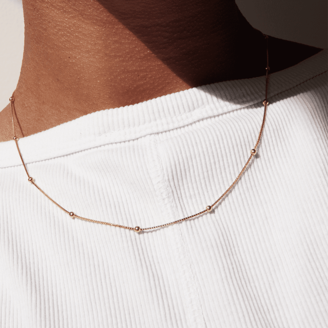 DE CAMI KETTING - 18k goud vermeil