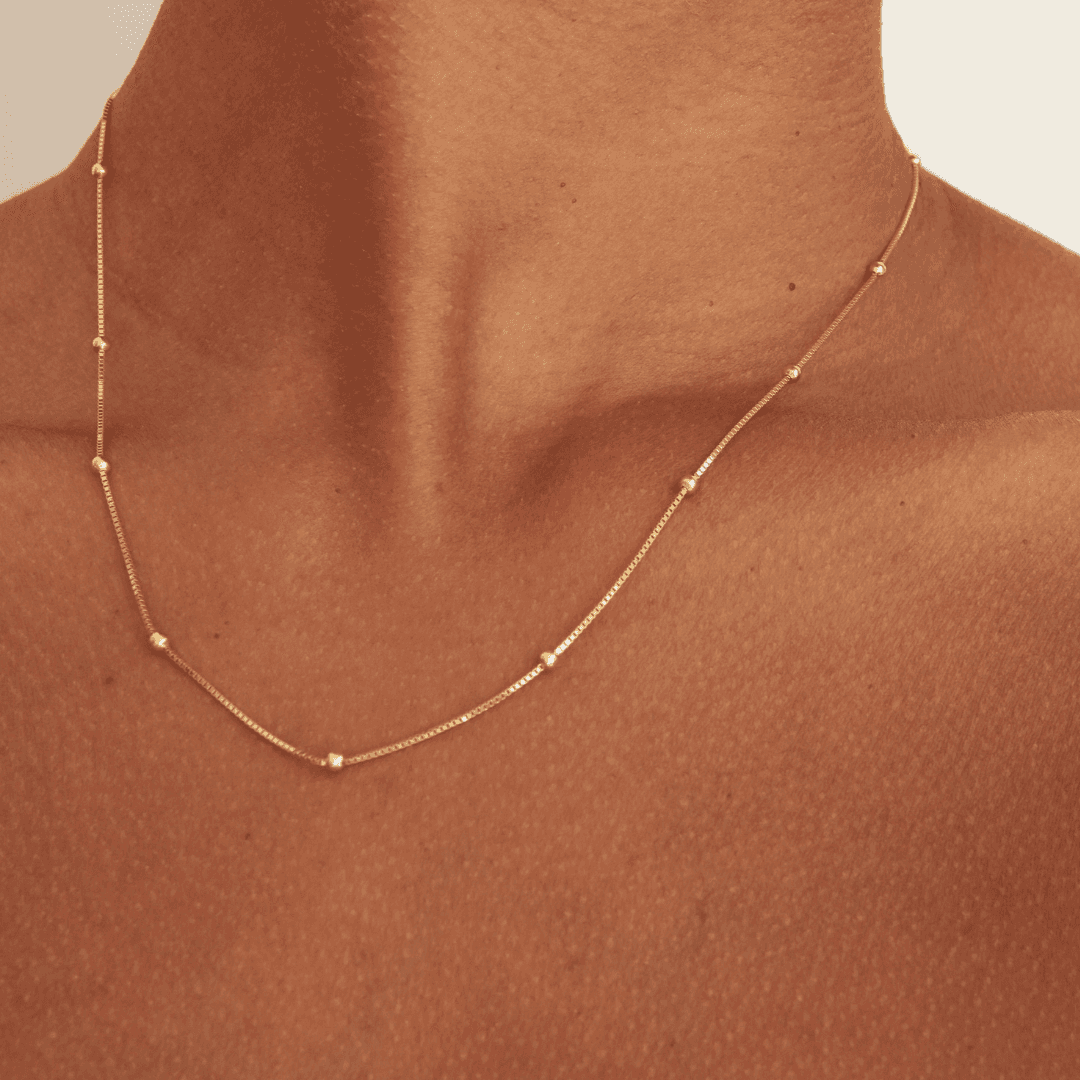 THE CAMI NECKLACE - 18k gold vermeil