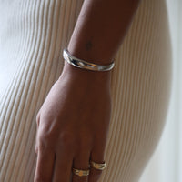 DE HARPER MANCHET ARMBAND - sterling zilver