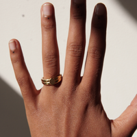 THE HARLOW RING - solid gold