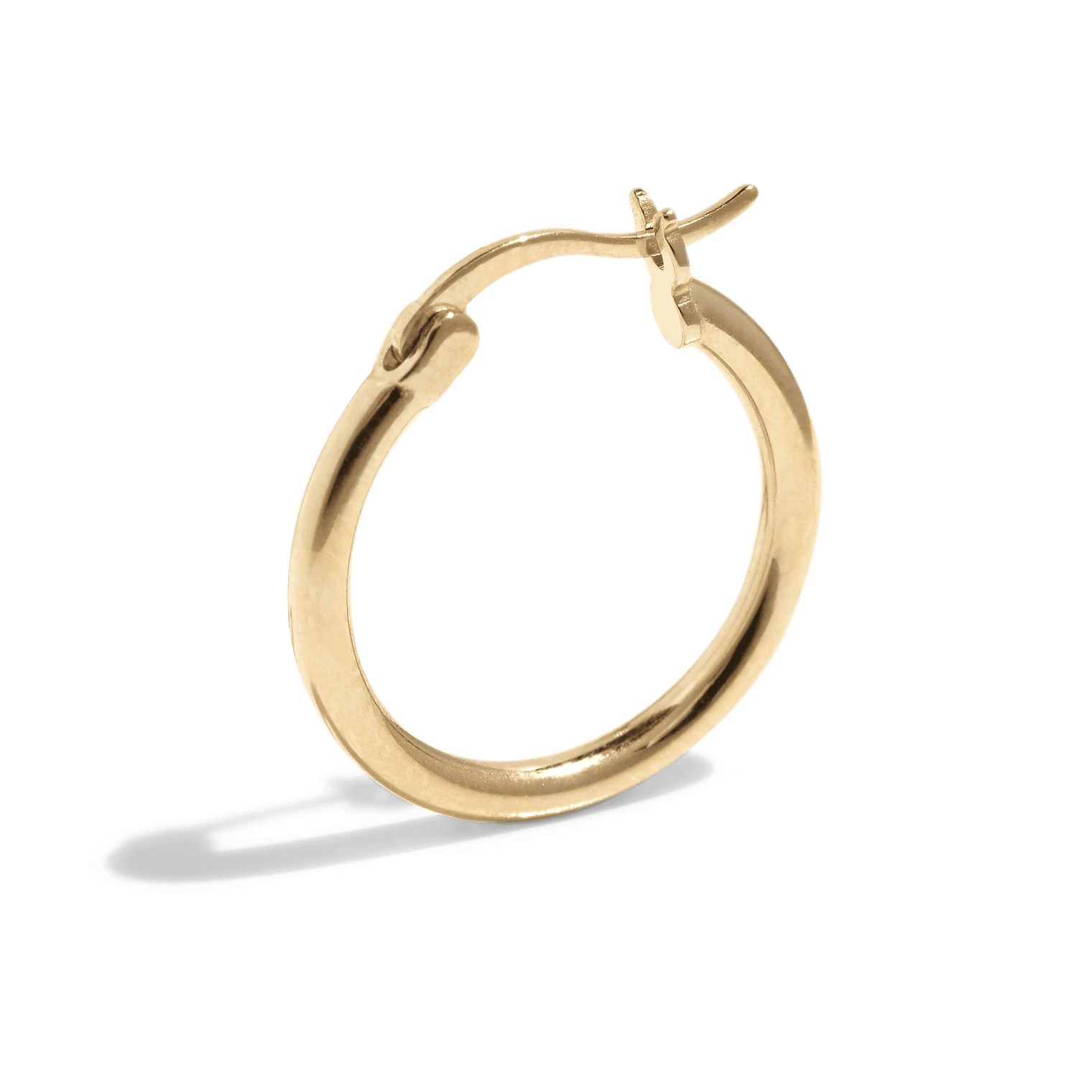 gold hoop earring , golden hoop earring packshot