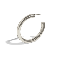 THE KENDAL HOOP L - sterling silver