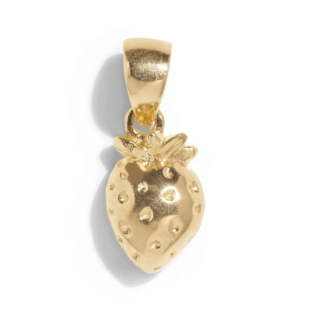 THE STRAWBERRY PENDANT - 18k gold plated - Bound Studios