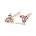 THE SALLY STUD PURPLE- 18k gold plated - Bound Studios