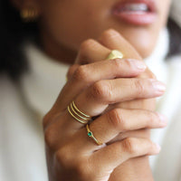 Gemstone ring, Sustainable jewelry