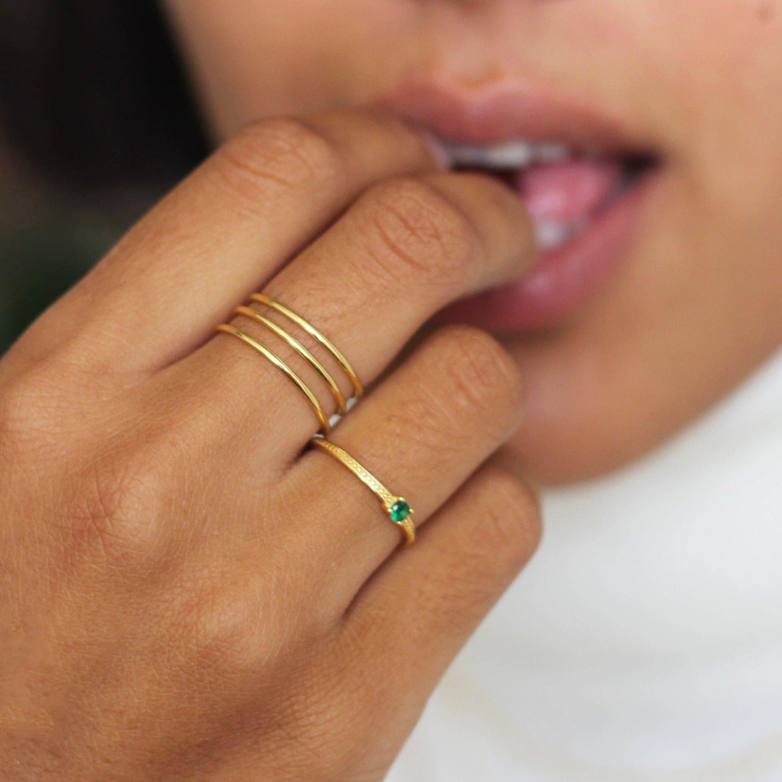 Triple ring, Sustainable jewelry