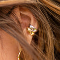 Bold cuff, Sleeping earrings