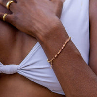 THE RILEY BRACELET - Solid 14k gold - Bound Studios