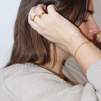 THE RILEY BRACELET - Solid 14k gold - Bound Studios