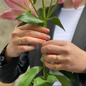 Uneven ring, Sustainable jewelry