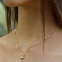 THE PEACH PENDANT - 18k gold plated - Bound Studios