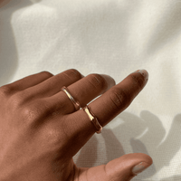 Uneven ring, Sustainable jewelry