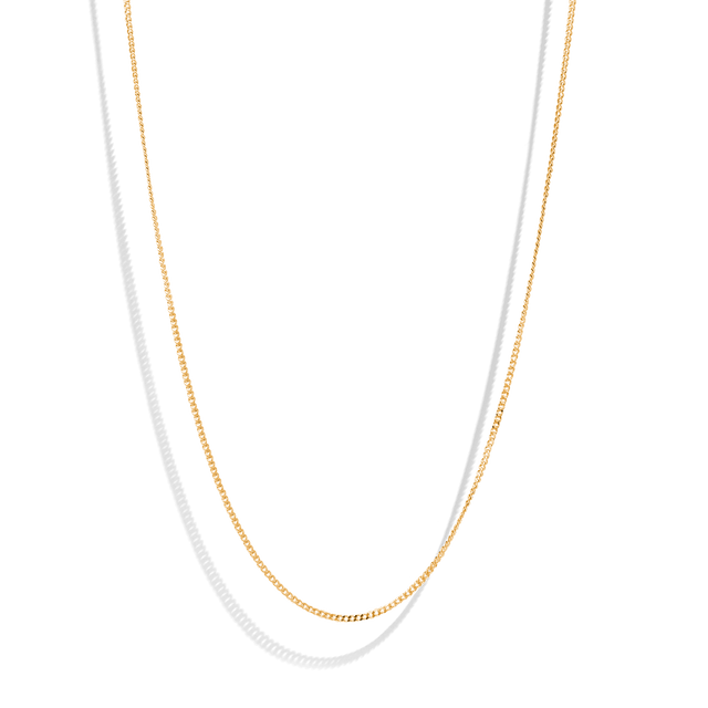 Chain necklace, Hypoallergenic jewelry, solid gold chain choker sustainable