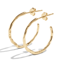 THE LUNA HOOP - 18k gold plated - Bound Studios